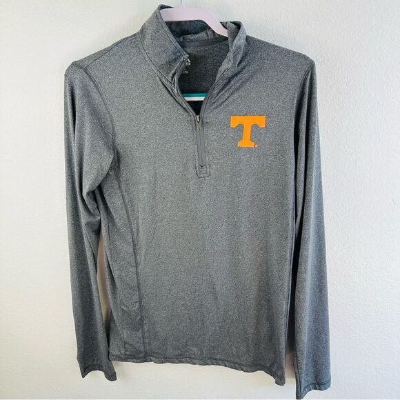 KA Knights Gray University Of Tennessee Quarter Zip Shirt Men’s Size S - Picture 1 of 3